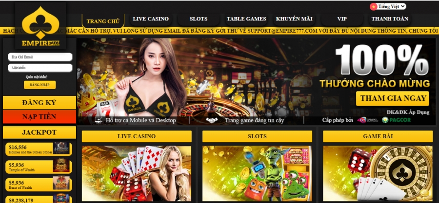 Hướng dẫn chơi sicbo tại sòng bạc Empire777