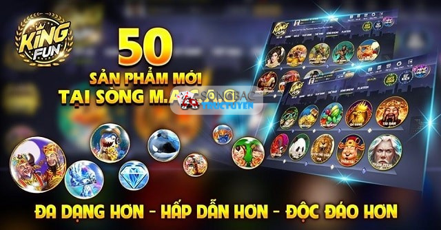 8 game bài đổi thưởng được yêu thích tại sòng bạc King Fun