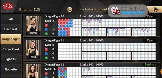 Theo dõi kết quả những ván rongho trước khi chơi