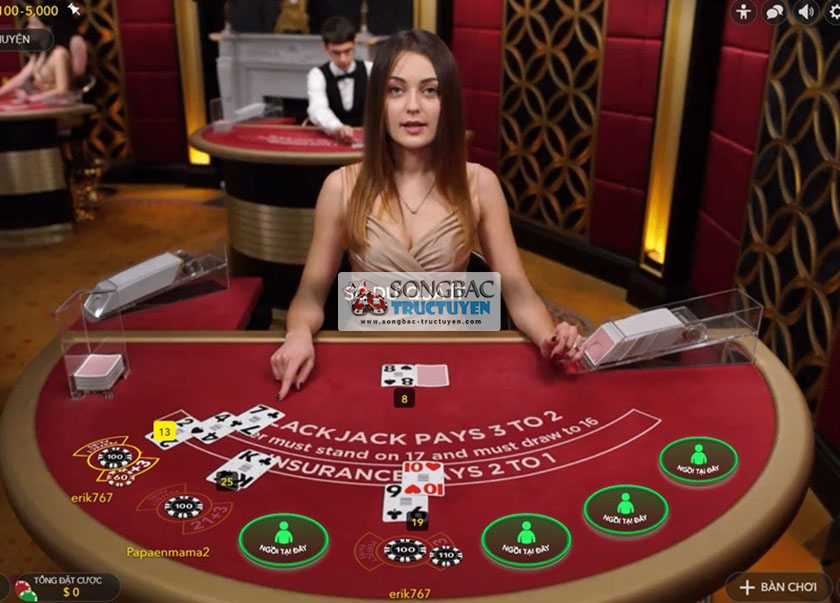 Live dealer Blackjack