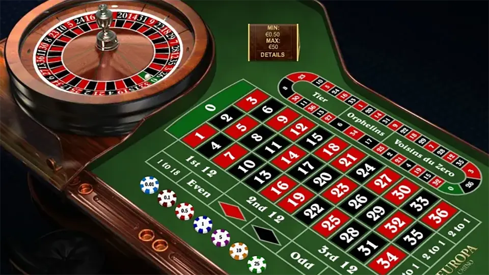 các loại cược trong roulette