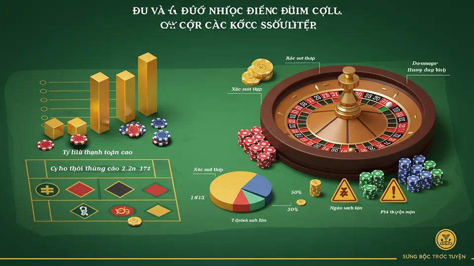 luật roulette cược số kép