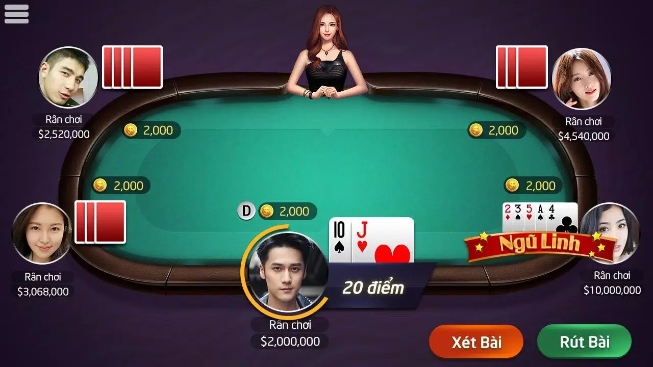 xì dách online ăn tiền