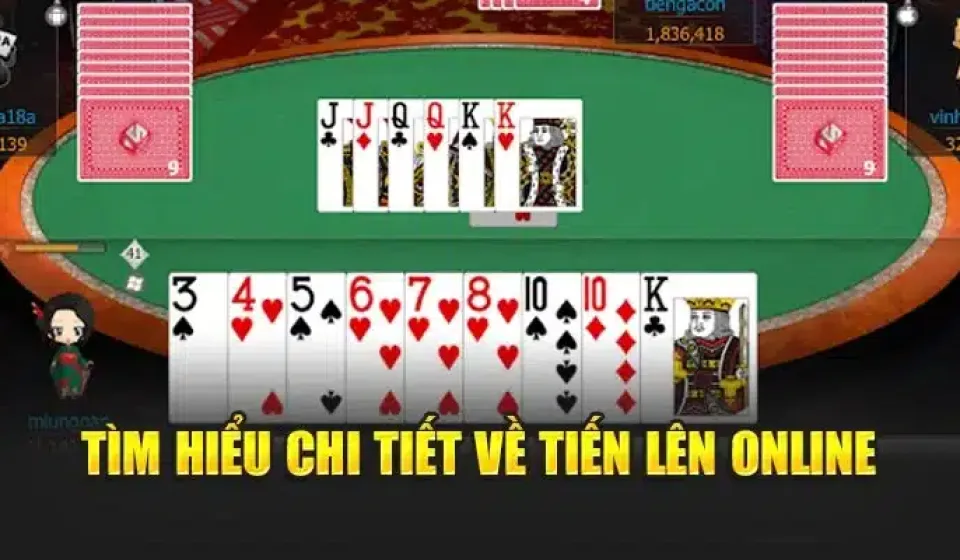Cách chơi bài tiến lên online