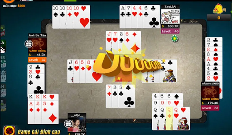 Cách chơi phỏm trực tuyến