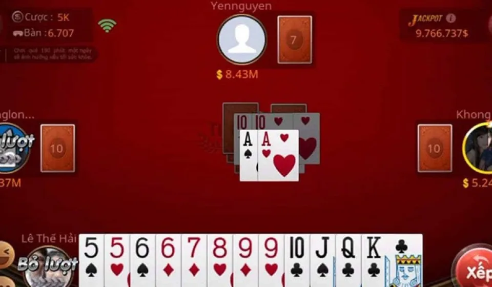 Luật chơi tiến lên trực tuyến