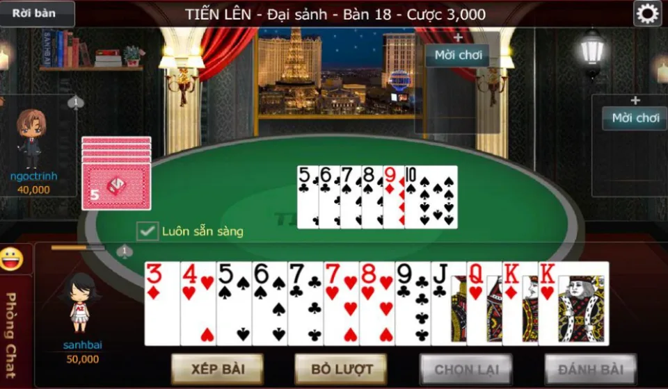 Luật chơi tiến lên trực tuyến